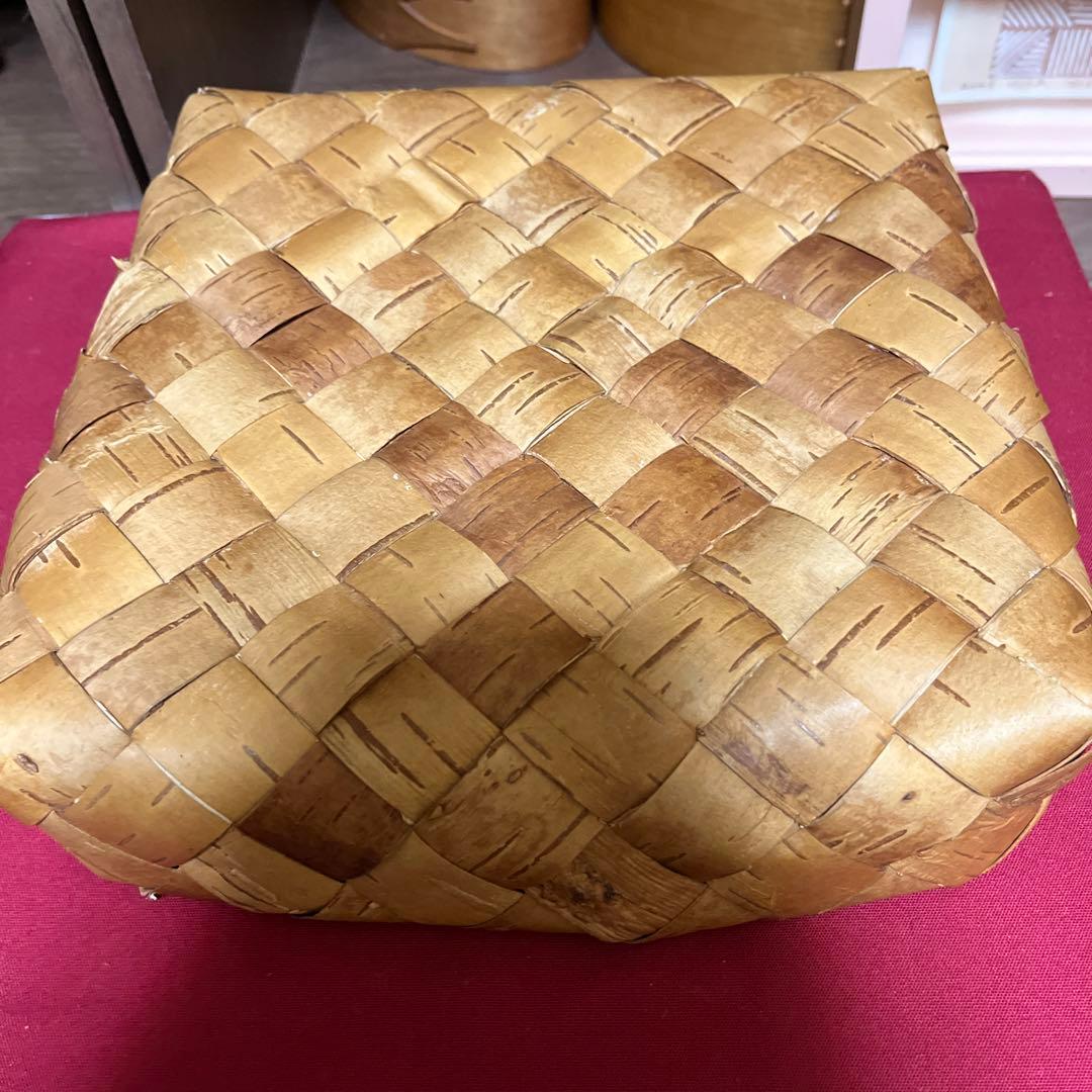 値下げ　期間限定セールGalina ガリーナ 白樺かご　フィンランド　収納