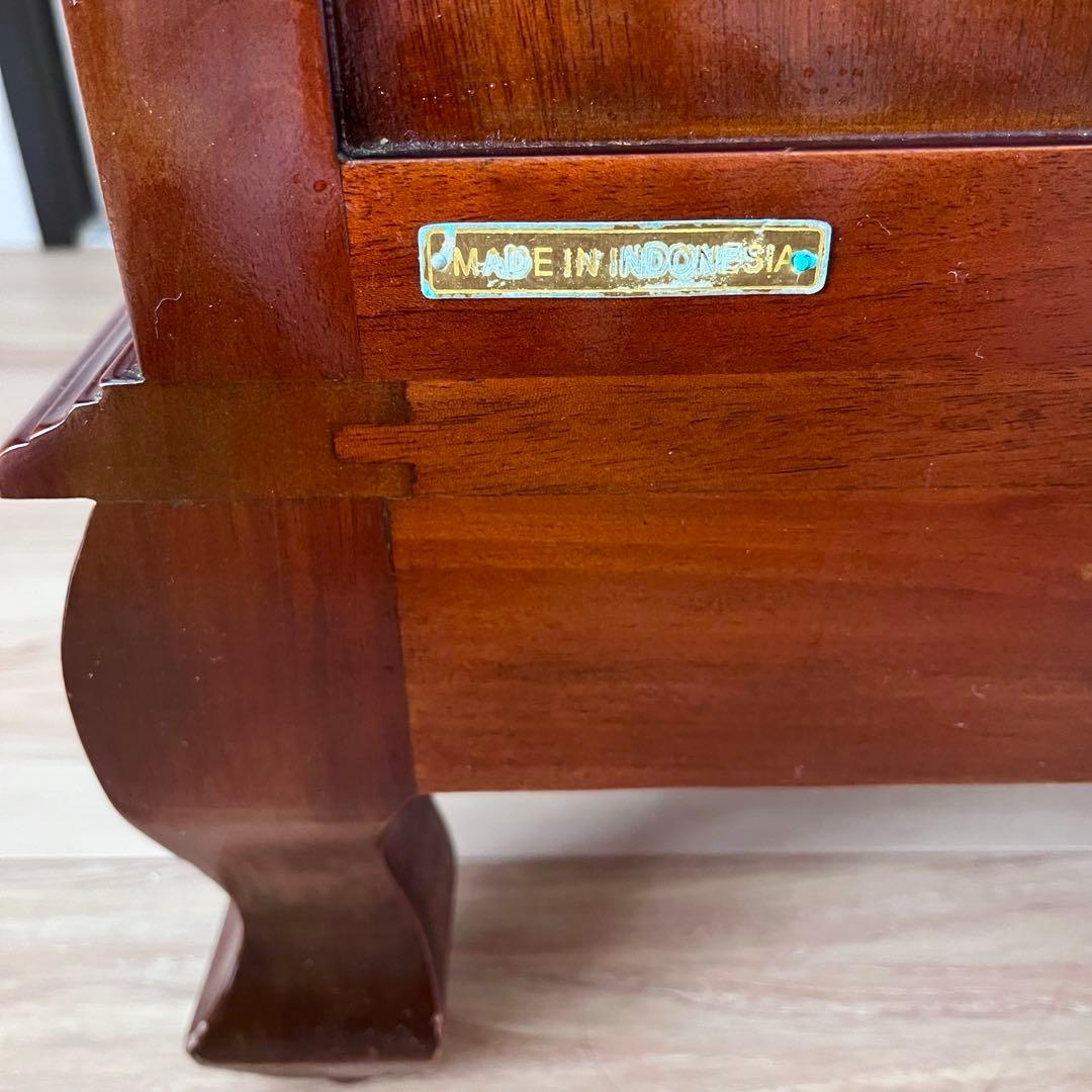 アジアン家具 バリ 3段チェスト ローチェスト木製 サイドチェスト　インドネシア