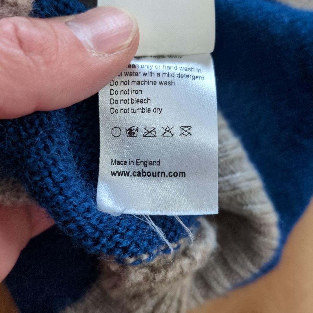 【英国製】Nigel Cabourn シームレス ロールネックセーター 46