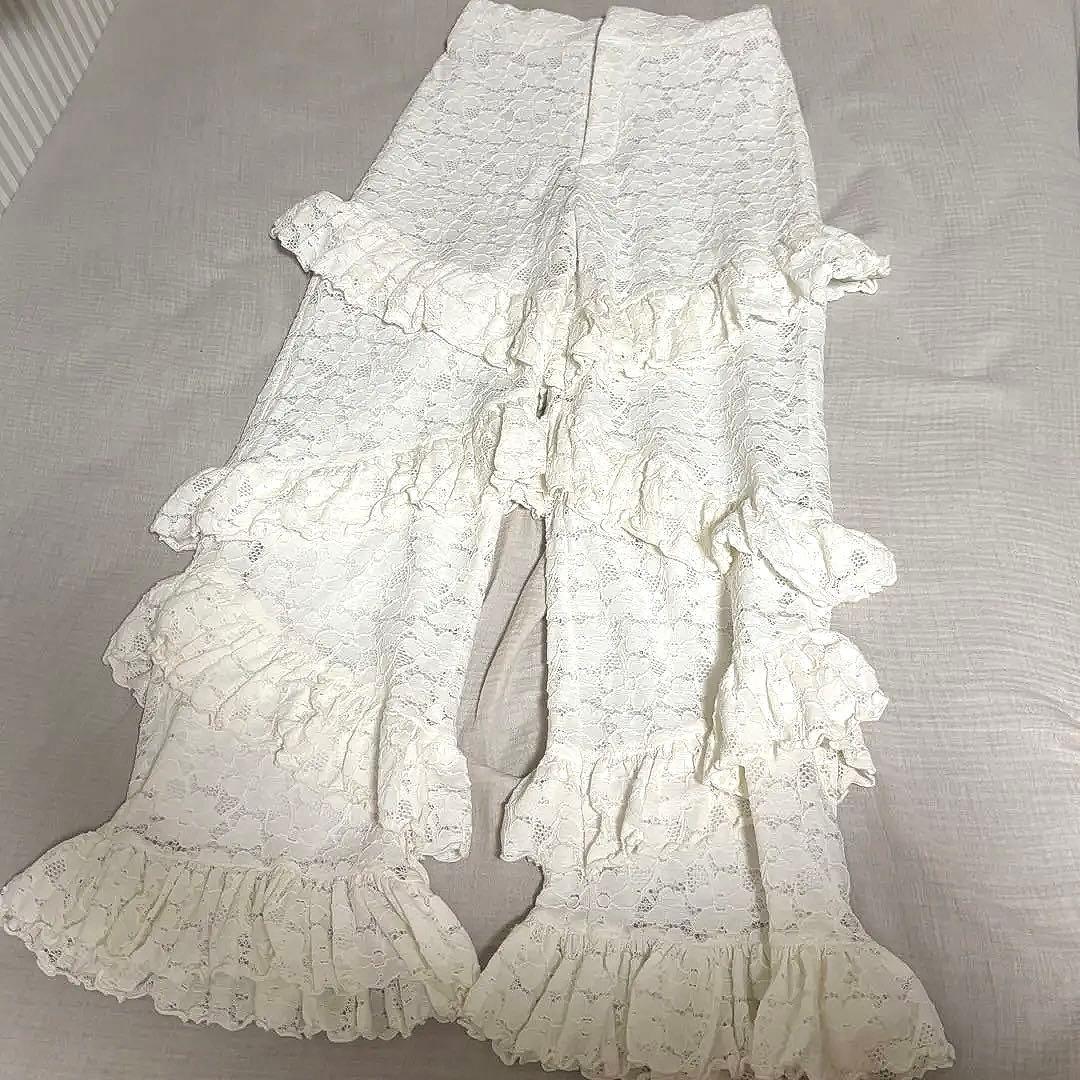 ど*様 poppy あさぎーにょ　レースフリルパンツ