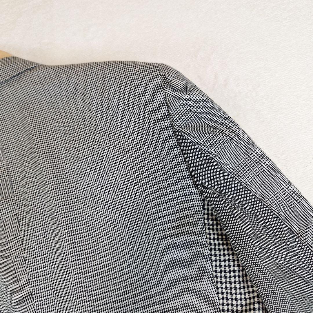 レア✨カールヘルム　ダブルテーラードジャケット　パッチワーク　ワッペン