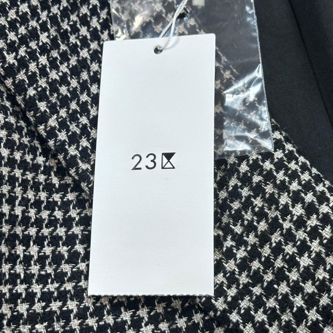 【新品】23区 見上愛着用 ループミックスツイード ダブル ジャコット 32