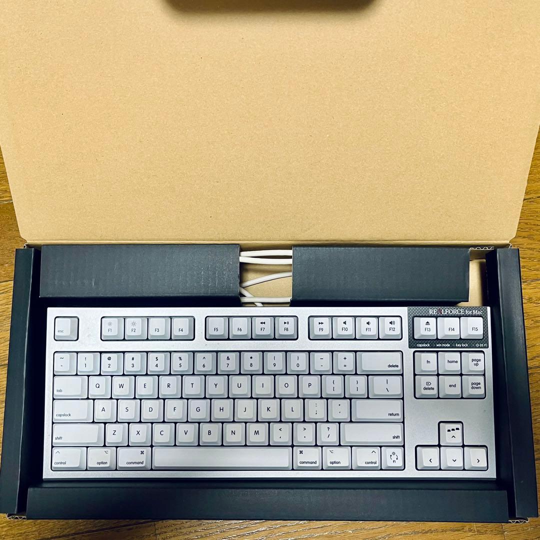 REALFORCE TKL SA Mac PFU Limited US 静音 白