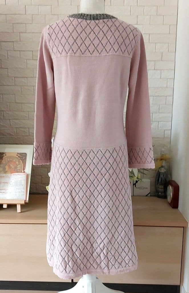 ❣️タグ付き美品インゲボルグ❣️モールヤーン使いニットワンピース