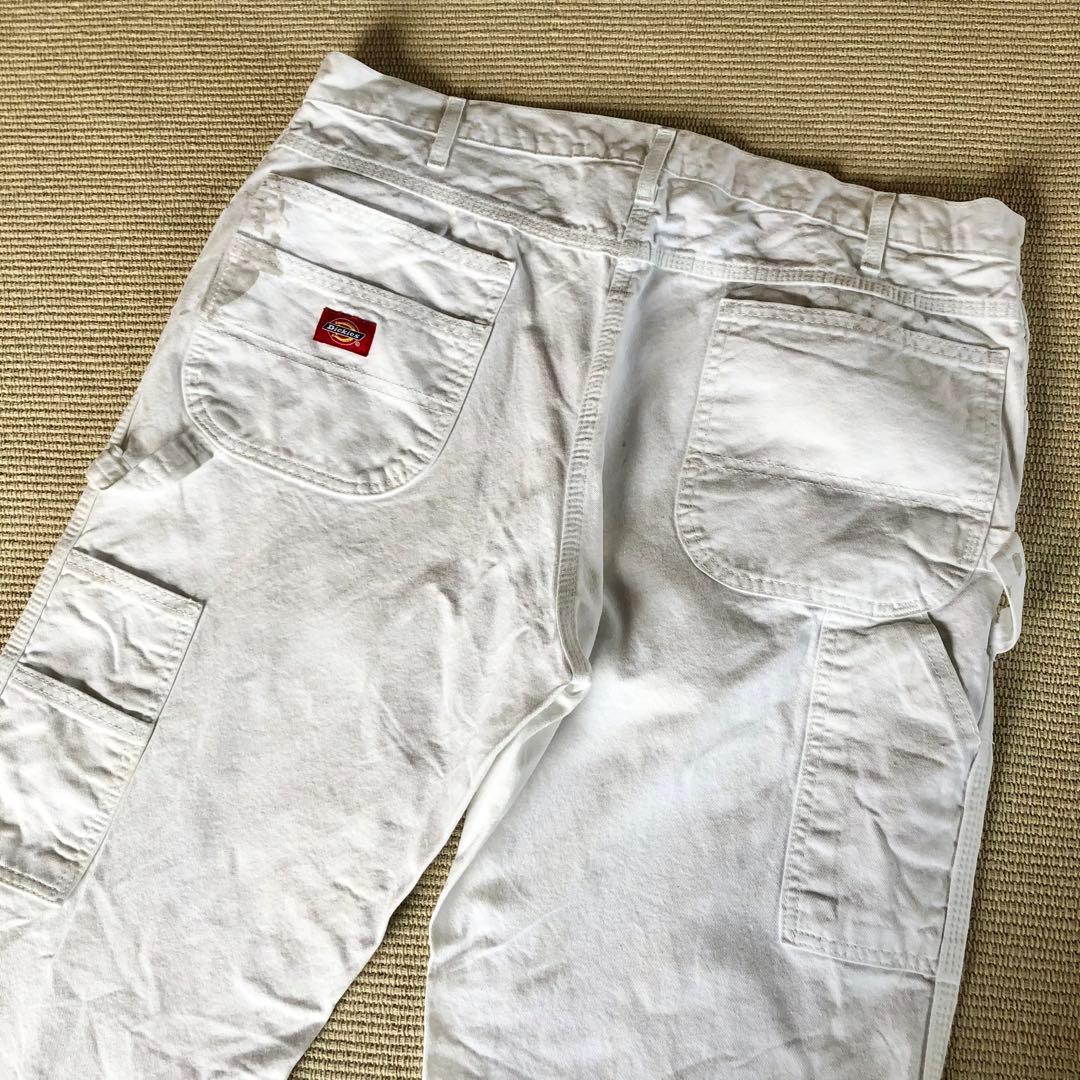 Dickies ディッキーズ W38 ホワイト 白 ペインターパンツ1953