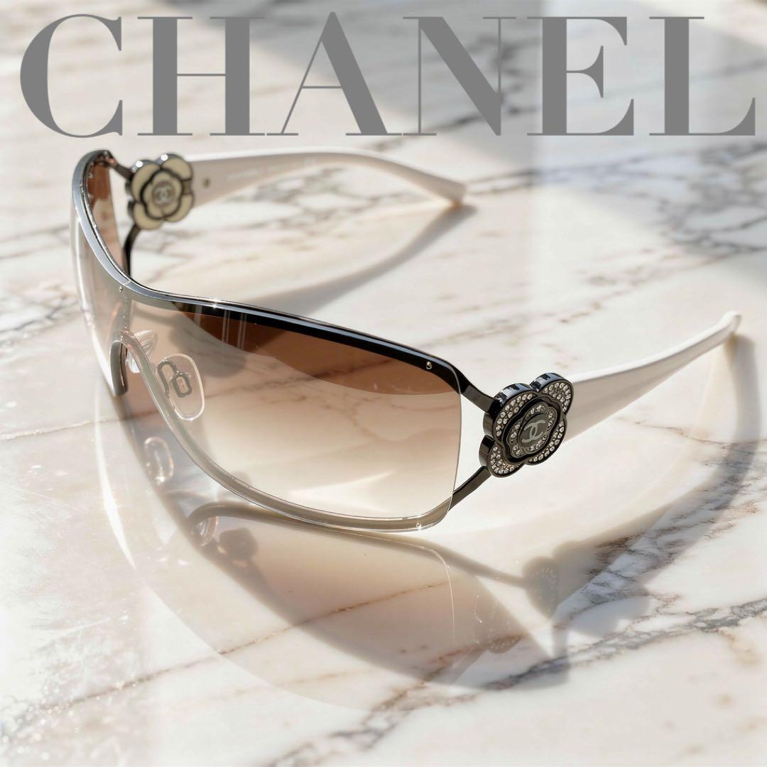 小物 CHANEL archive flower sunglasses eyewear