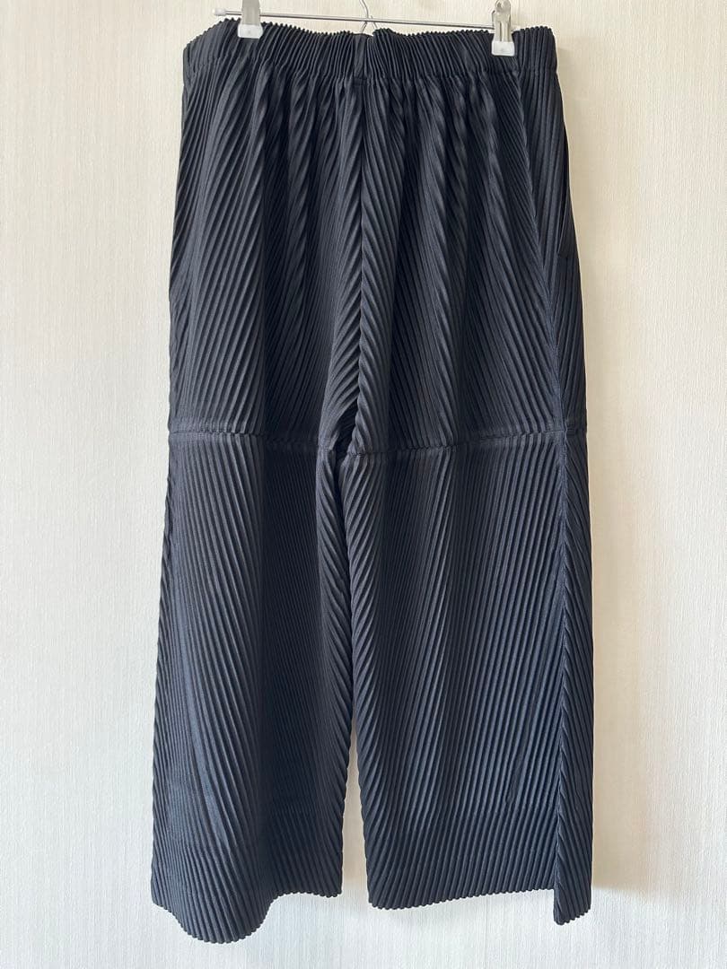 HOMME PLISSE ISSEY MIYAKE オムプリッセ パンツ 黒