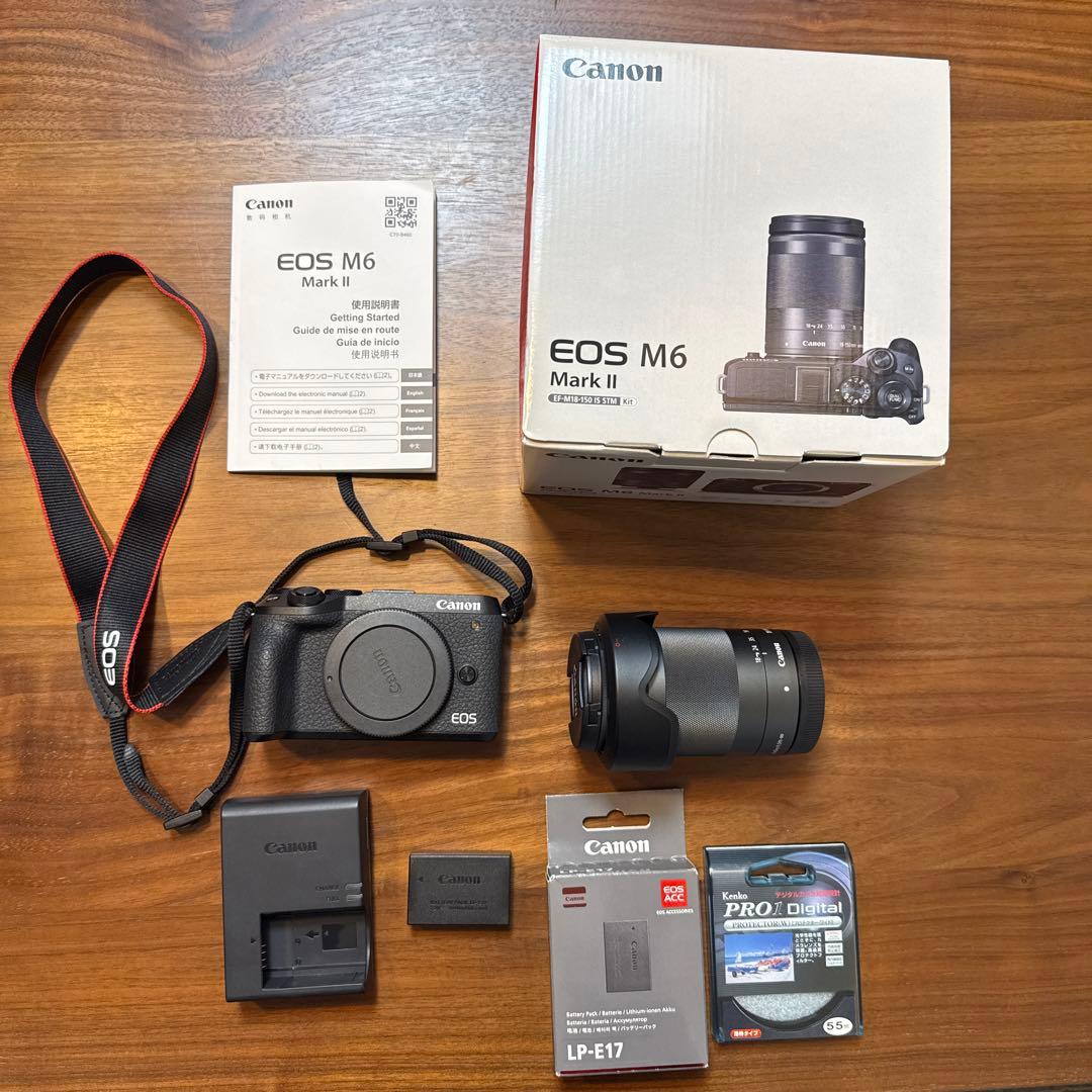 Canon EOS M6 Mark II ミラーレス一眼 おまけ付き