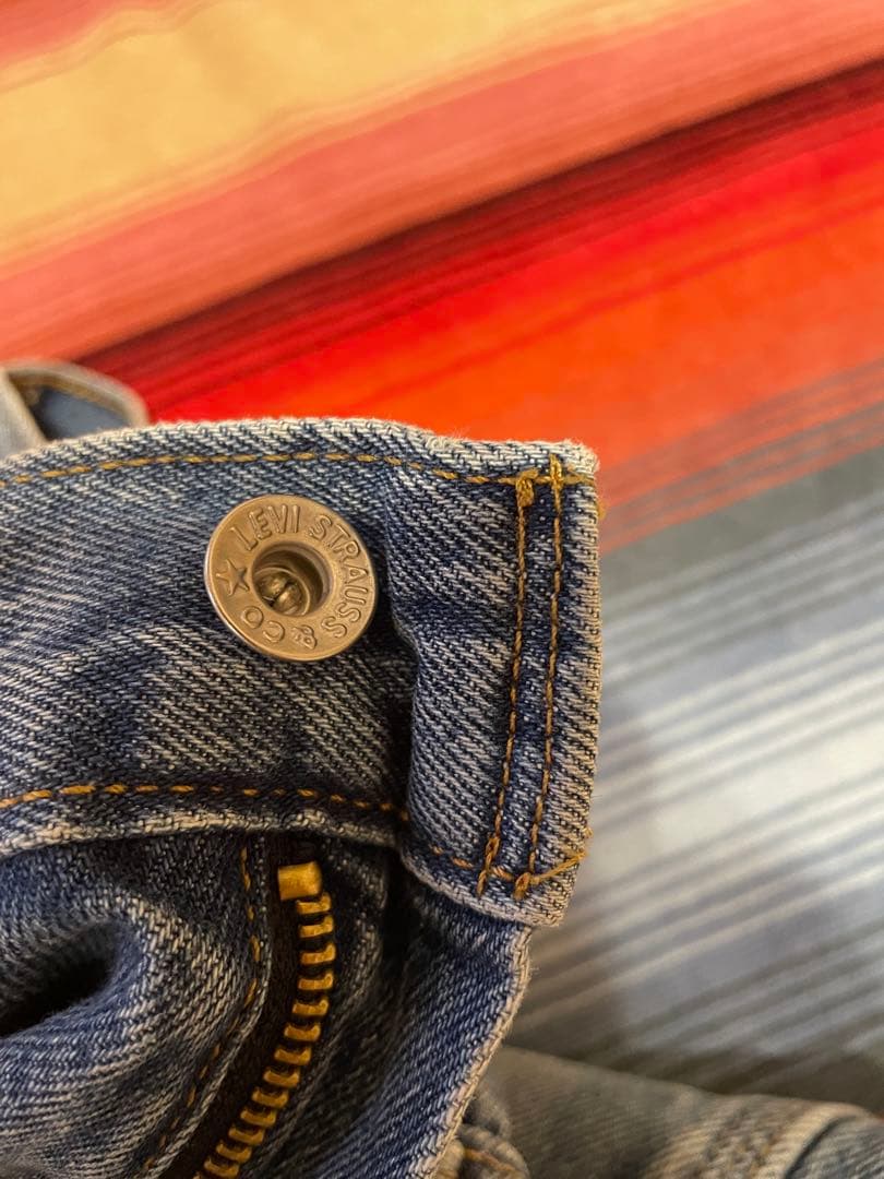 美品　Levi'sリーバイス「568」ルーズストレートカーペンターダブルニー30
