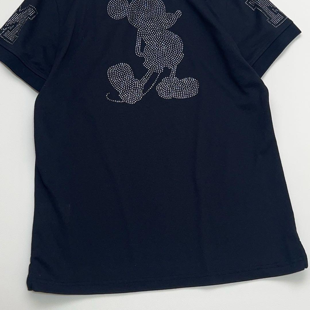 MARK & LONA ミッキーポロシャツ ブラック