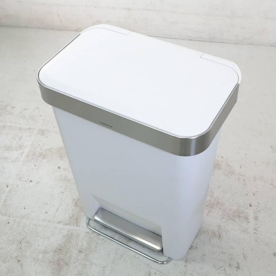 シンプルヒューマン レクタンギュラーステップカン 45L ゴミ箱 足踏み式