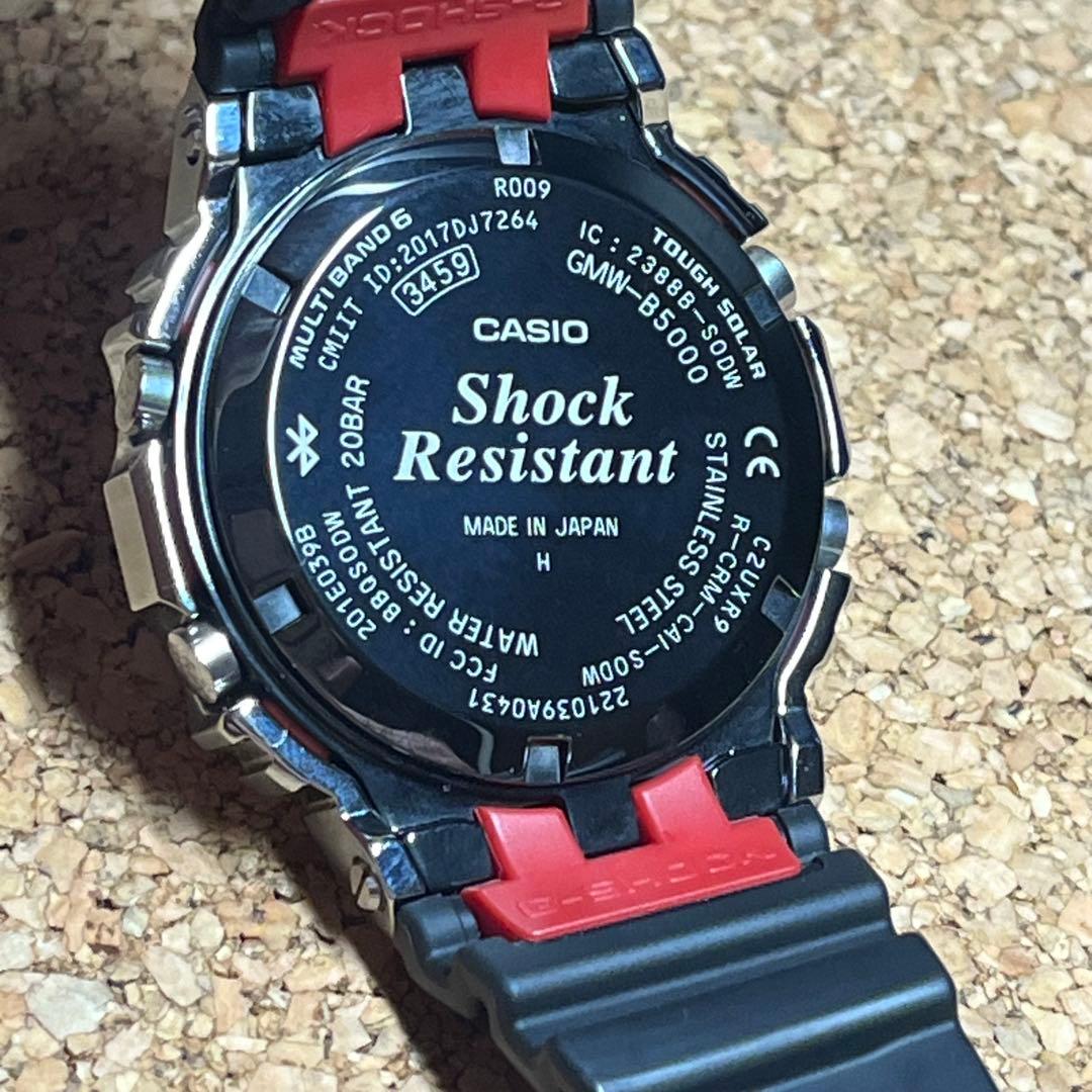 美品】カシオGーSHOCK/GMWーB5000ー1JFソーラー電波