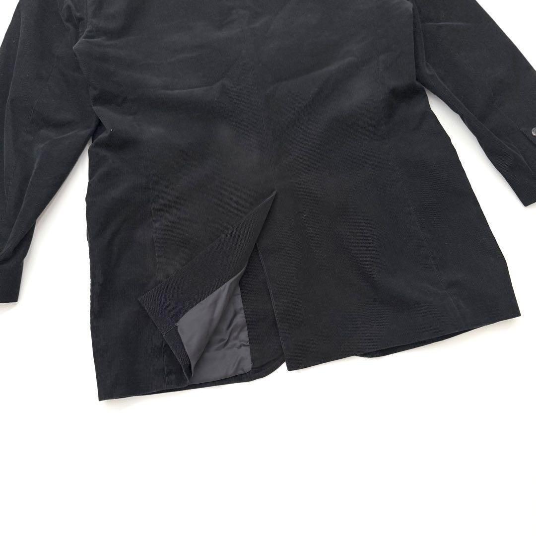 90s✨ポロラルフローレン コーデュロイ テーラード ジャケット 黒 M-R