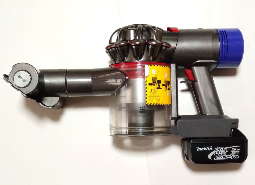 ダイソンSV0 V8掃除機＋マキタ18vアダプターセット 分解清掃済み 動作品