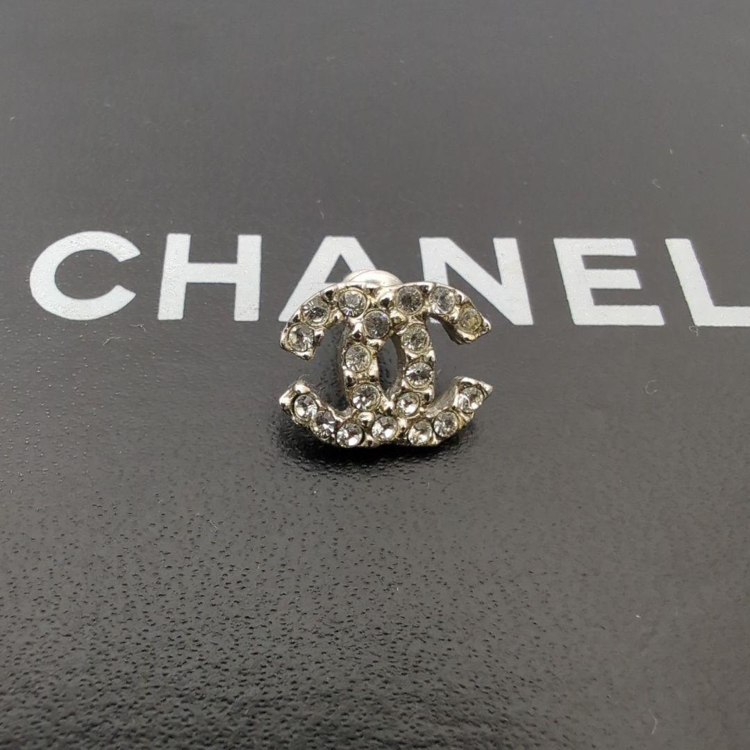 【正規品】CHANEL シャネル ココマーク ラインストーン ピアス 片方のみ