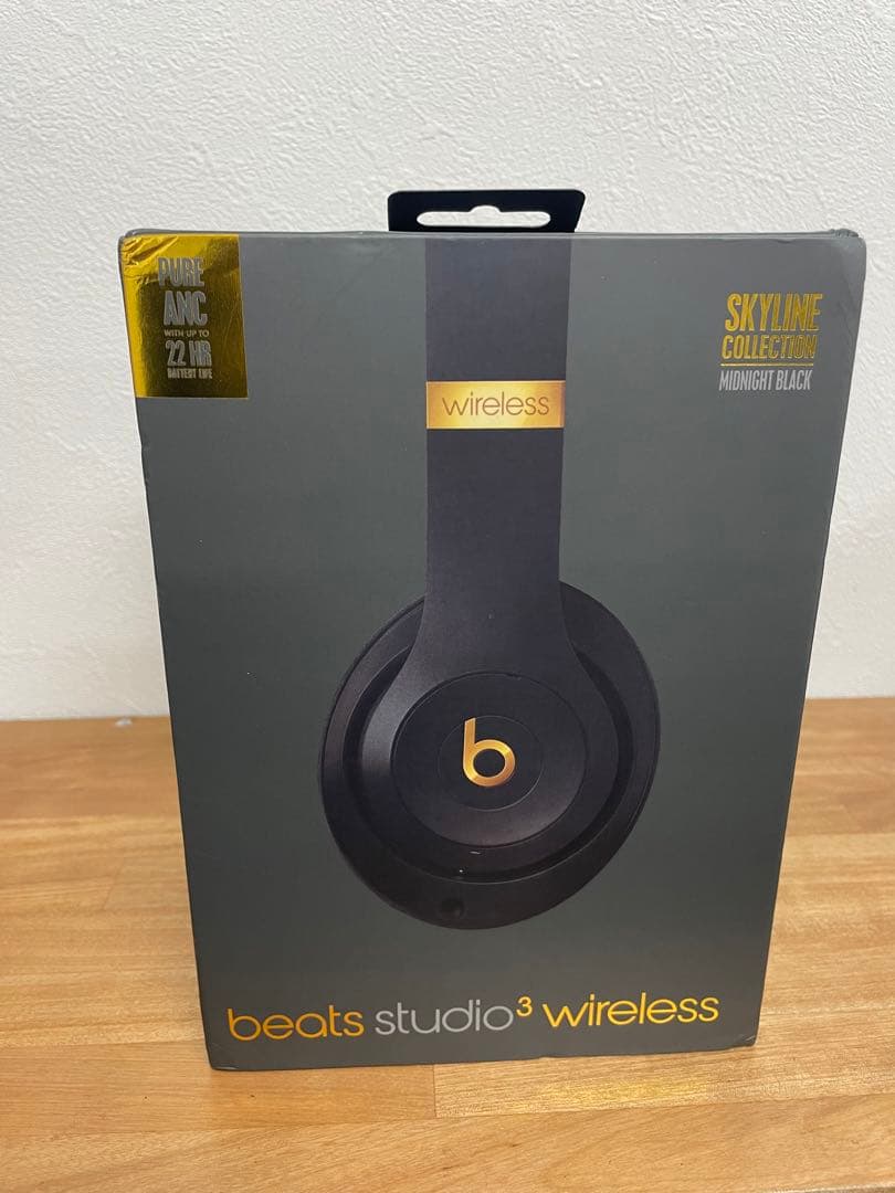 beats studio3 wireless ミッドナイトブラックヘッドホン