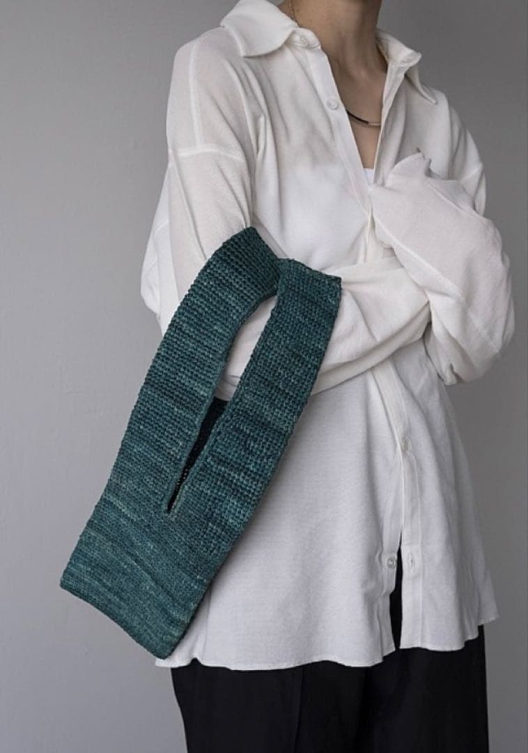 ●モリゾーっ●美品　seya. mini raffia bagラフィア