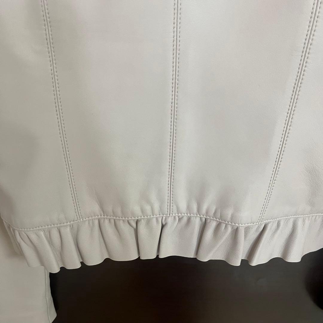 新品☆ ANAYI ラムレザークルー　ジャケット/セオリー、23区、ロペ