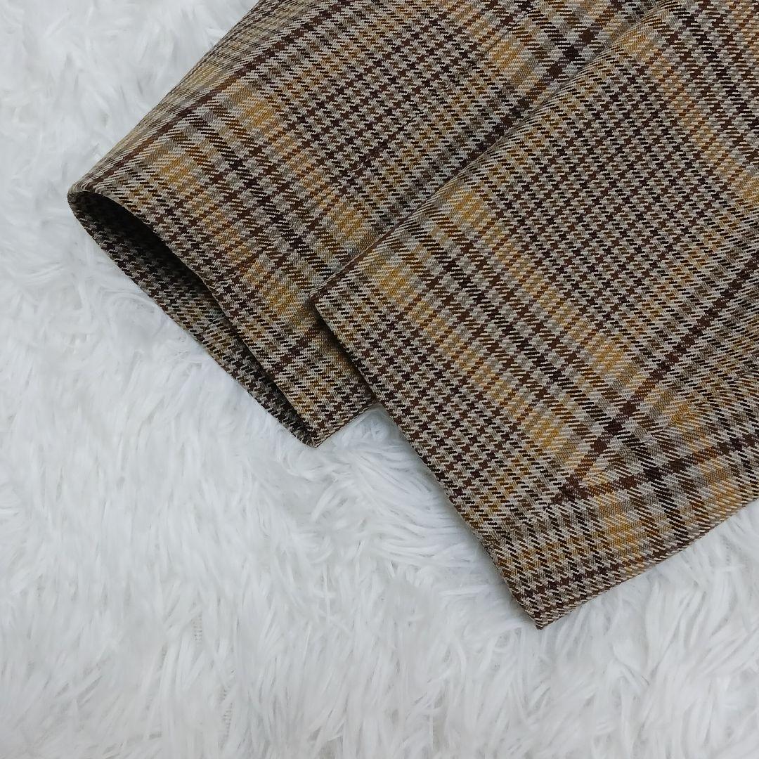 ✨菊池風磨着用✨未使用級✨オーラリー　ウールサージチェック ジャケット　3