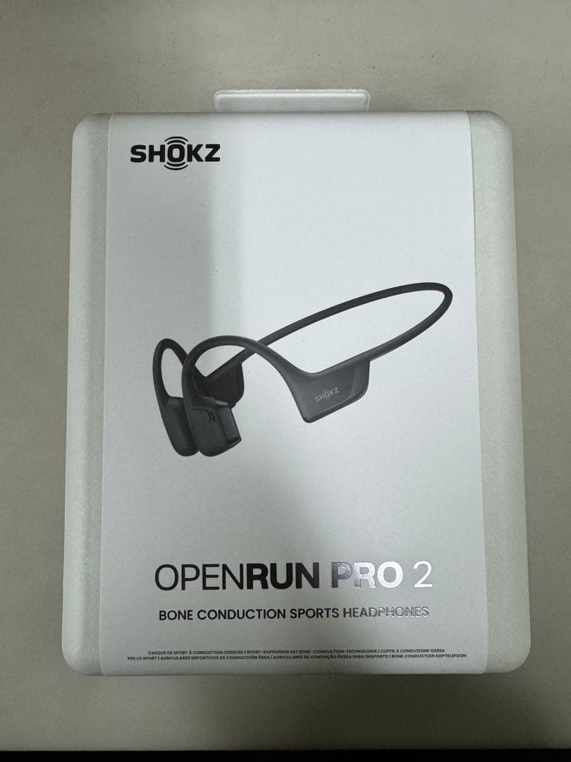 新品未開封　骨伝導イヤホン　SHOKZ OPENRUN PRO 2 ブラック