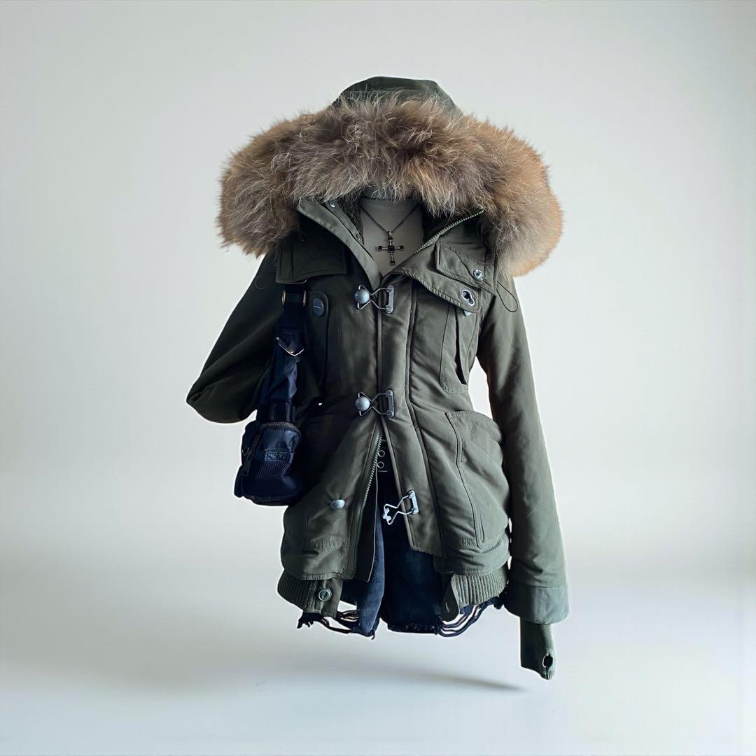 SLY ファー モッズコート 平成 y2k フェアリーグランジ ダークコア