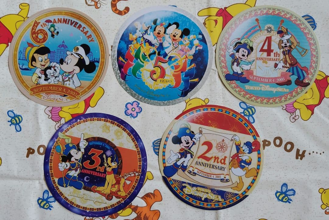 ディズニーポストカードまとめ売り　TDS TDL　アニバーサリー