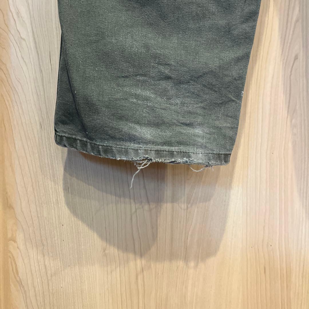 Carharttダブルニー B136 MOS W33L34　人気のモスグリーン