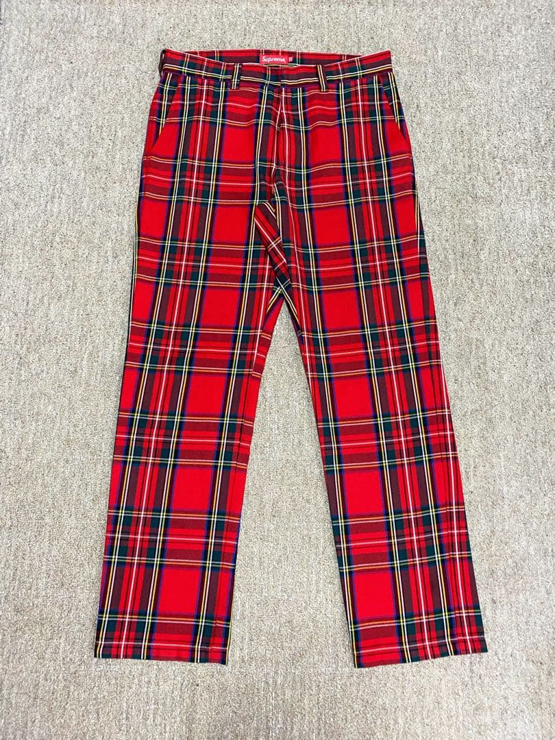 ★極上‼️神サイズ★チェック ワーク 32  STEWART 17AW