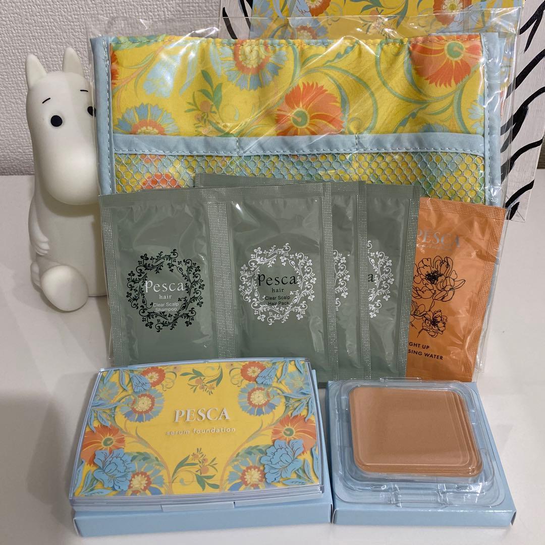 ❤︎【PESCA】ファンデーションフルセット（inバック・レフィル・サンプル付き）