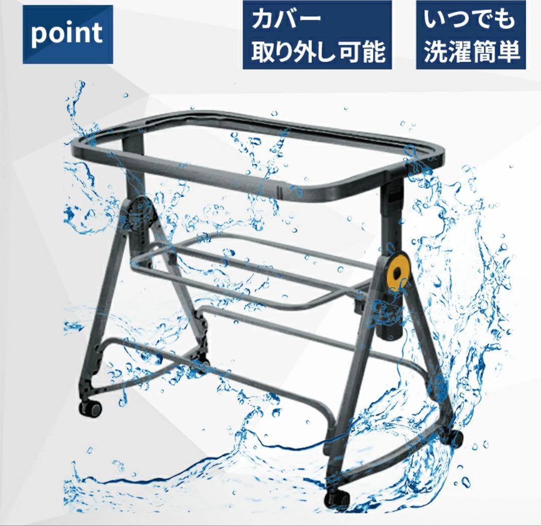 Nijakise ベビーベッド HZDMJ 赤ちゃん 折りたたみ 添い寝ベッド