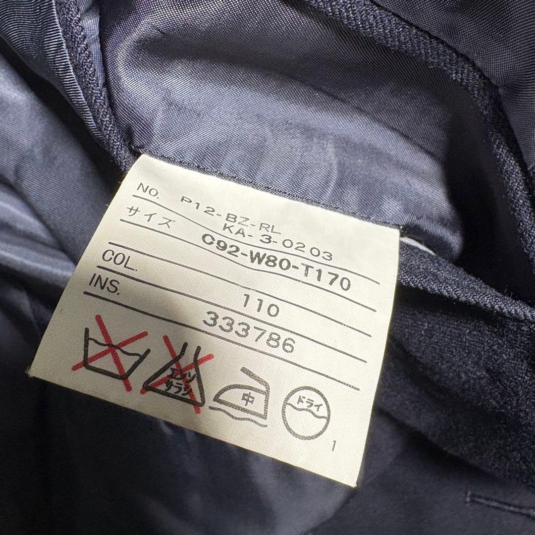 【美品】ポロラルフローレン　紺ブレ　金ボタン　ウール　テーラードジャケット　M