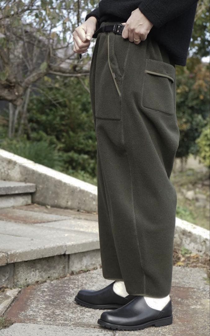 ヒムカシhimukashi (サリゲナク)フリースイージーピエロパンツ