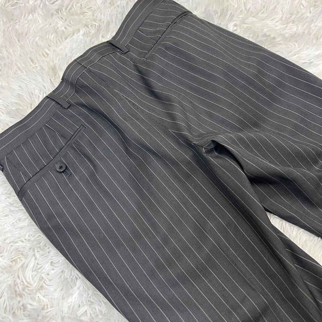 【極美品！】MEN'S TENORAS ティノラス 3ピース グレーストライプ