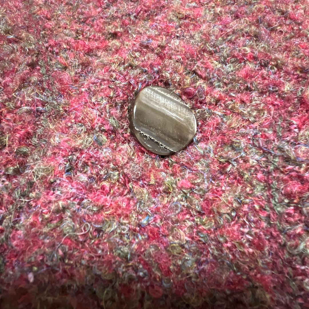 ひまabyts赤系 カーディガン