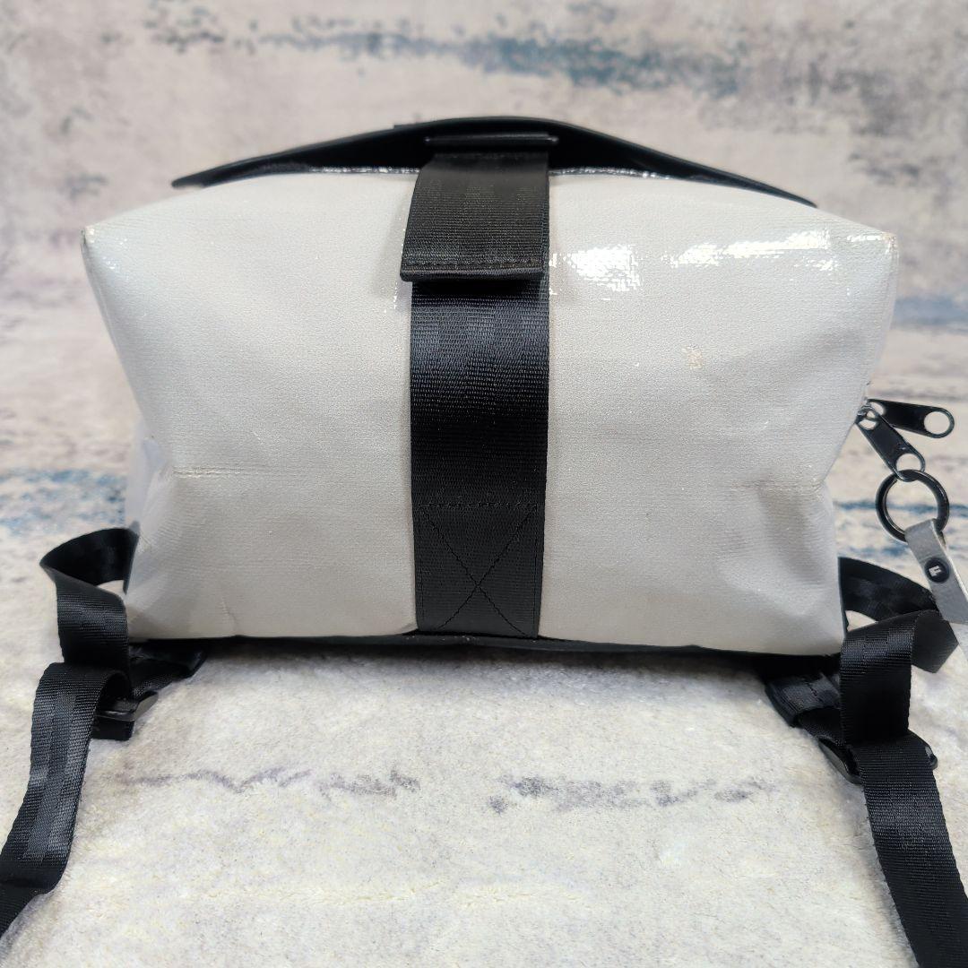 美品 フライターグ F133 BONANZA リュック 白 黒 廃盤品