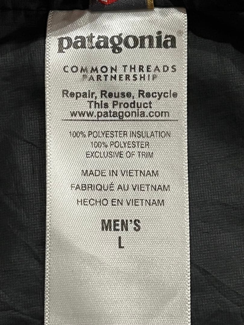 T*y様 美品　patagonia 黒 ナノパフベスト Lサイズ　nano pu