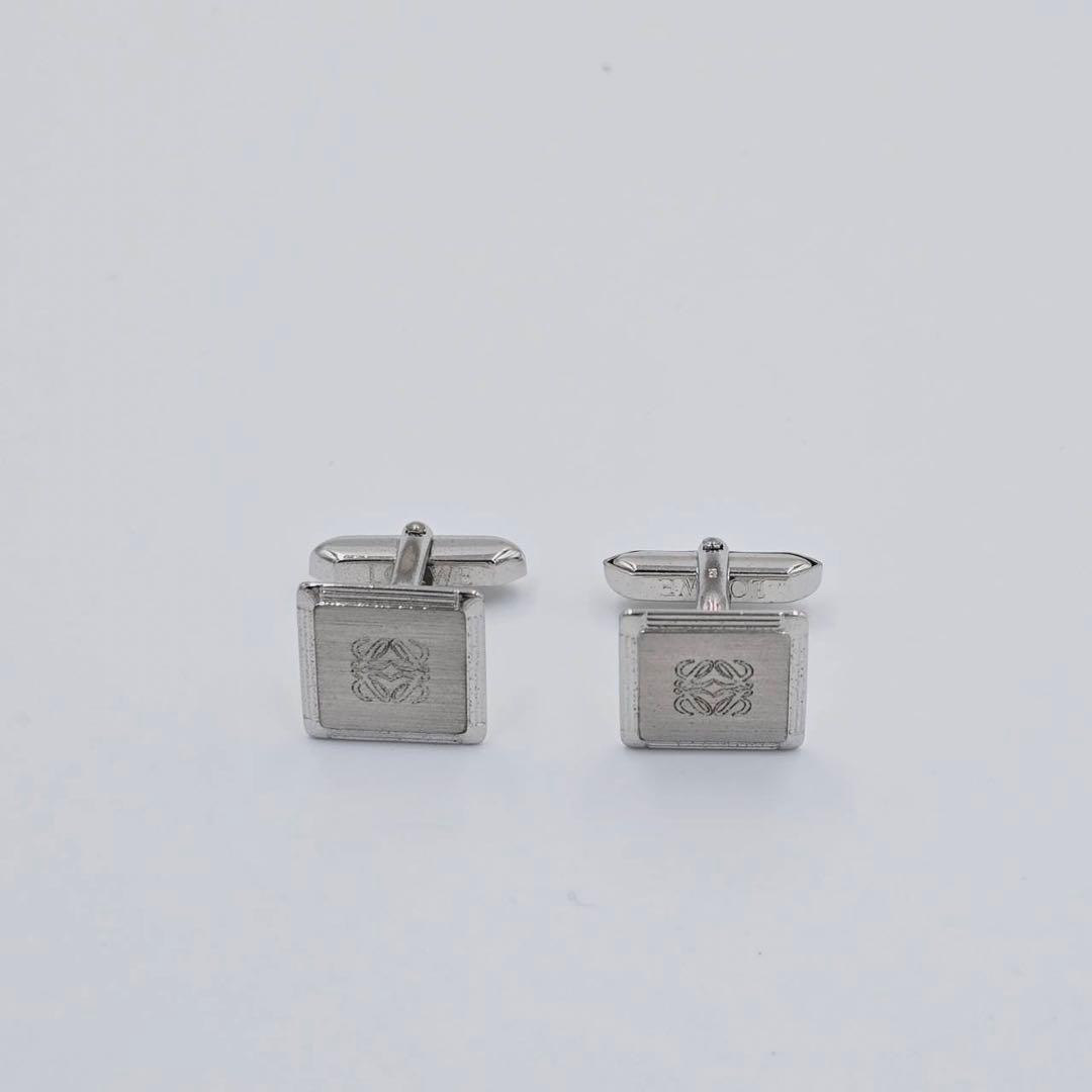 ★LOEWE★ カフリンクス アナグラム 正方形 SV925 シルバー 箱付き