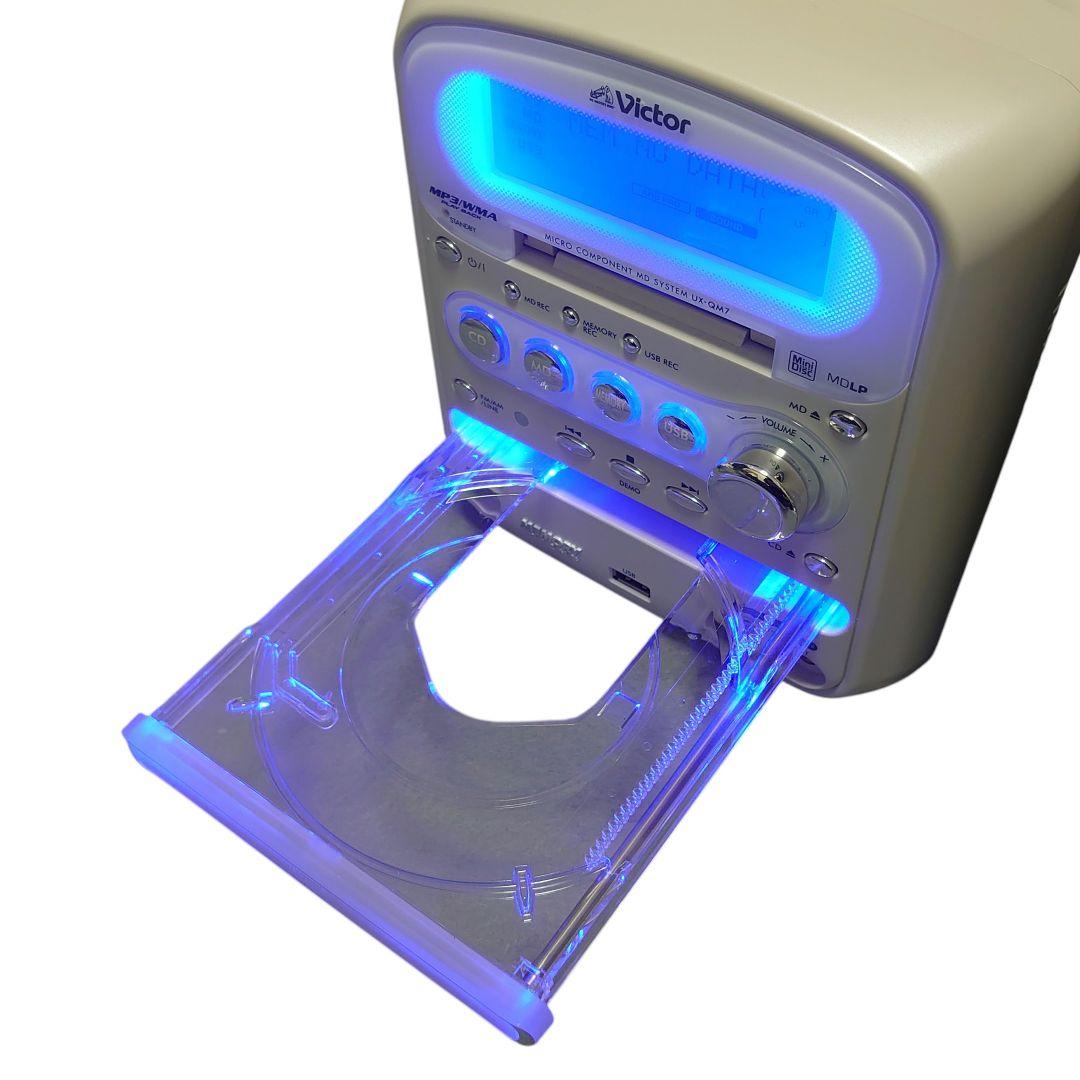 【美品】 Victor メモリ内蔵マイクロコンポ−ネントシステム UX-QM7