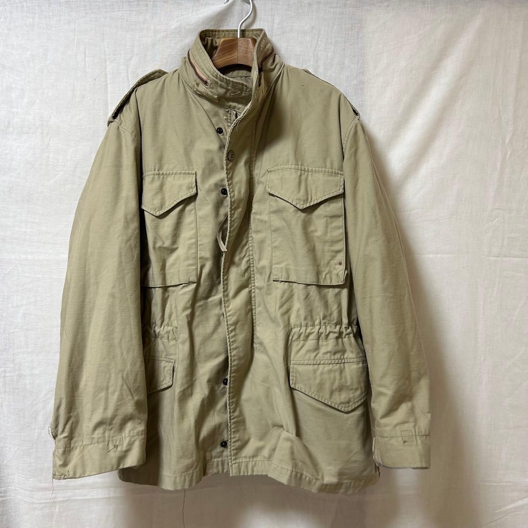 【USA製　ライナー付き】ALPHA INDUSTRIES M-65 Lベージュ