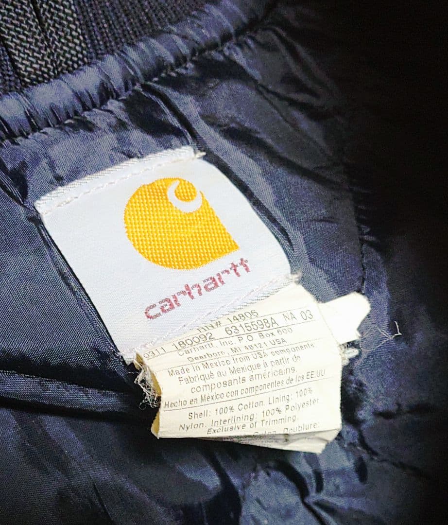 ⬛Carhartt ダック ベストUSED旧タグ【黒】