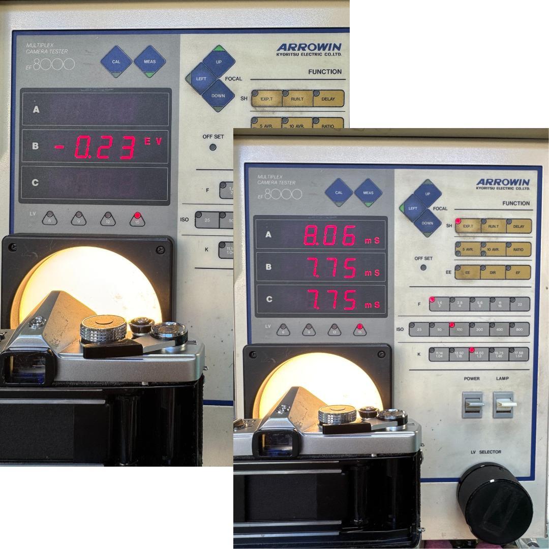 整備済 完動 Olympus OM-1 MD 50mm F1.8 露出計OK