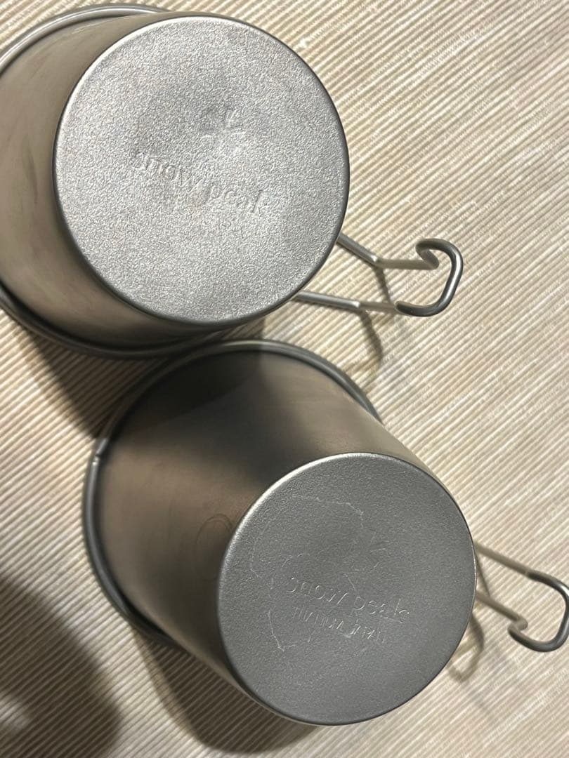 スノーピーク　チタンシングルマグ　No.2 mg-002 2個セット