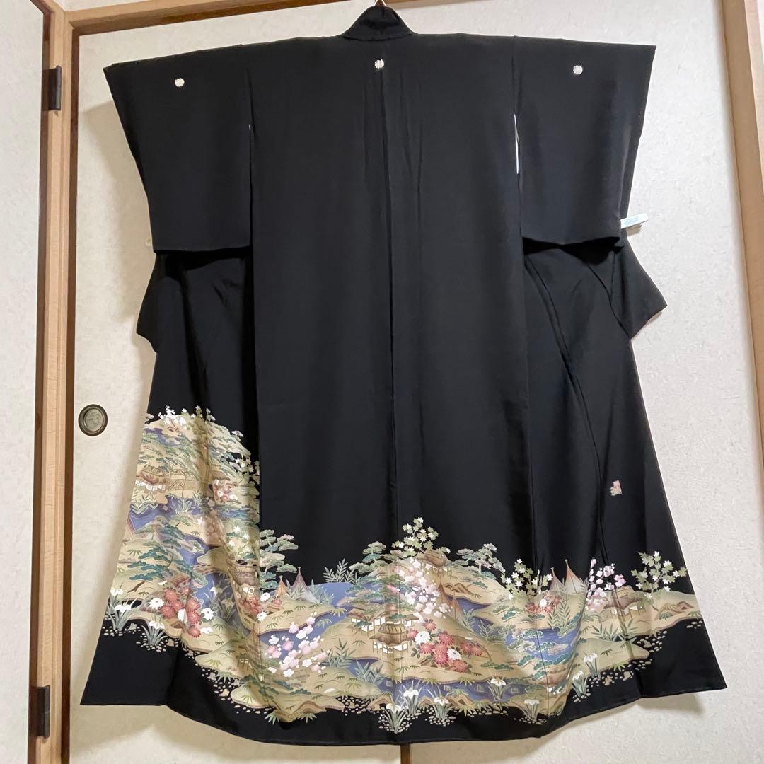 黒留袖 親族 結婚式 披露宴 母 袋帯 フルセット 袷 着物 和装 ウェディング