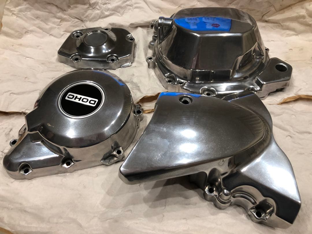 Z900RS 純正エンジンカバーセット　アルミ磨き　クラッチカバー他