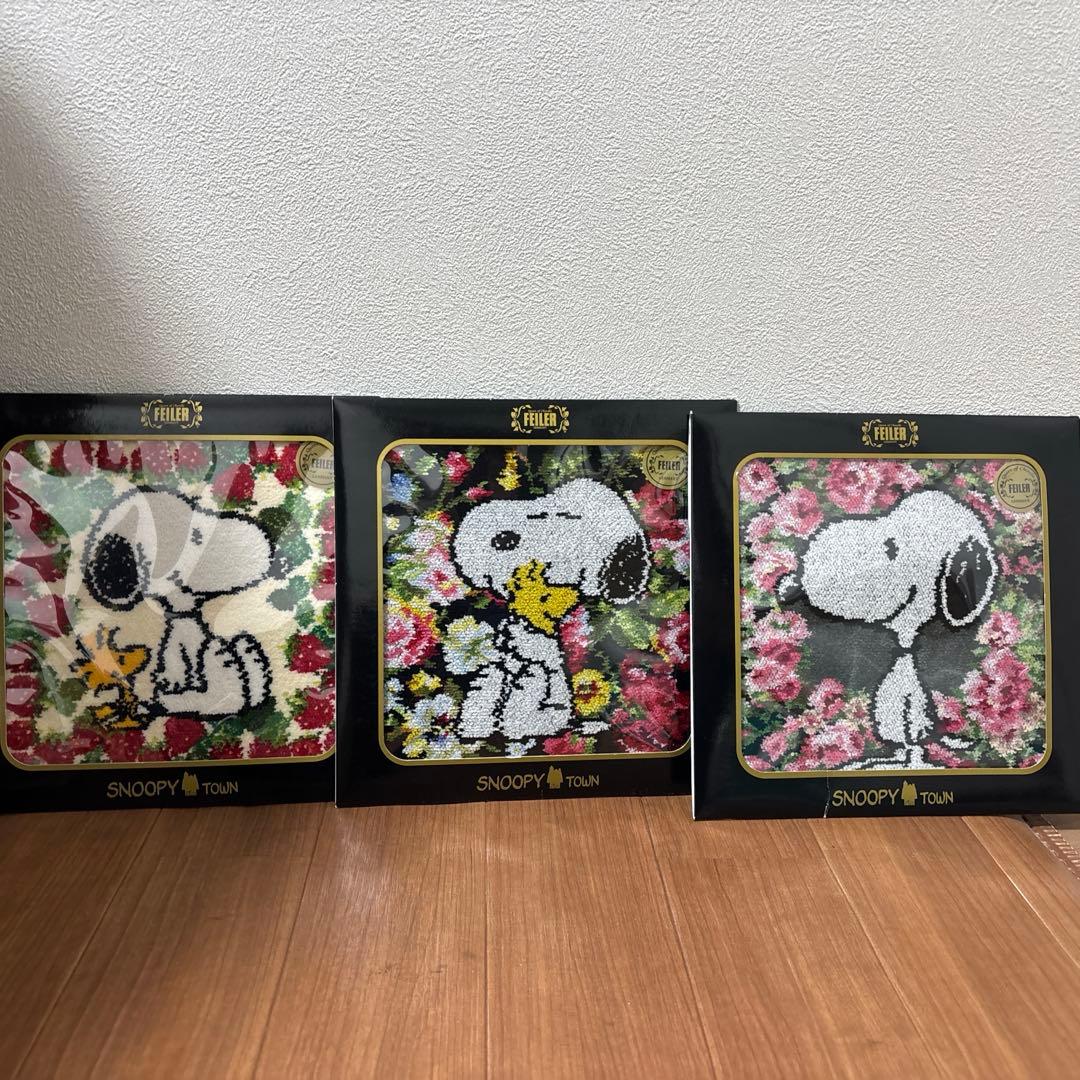 【未使用】フェイラースヌーピー ３枚セット
