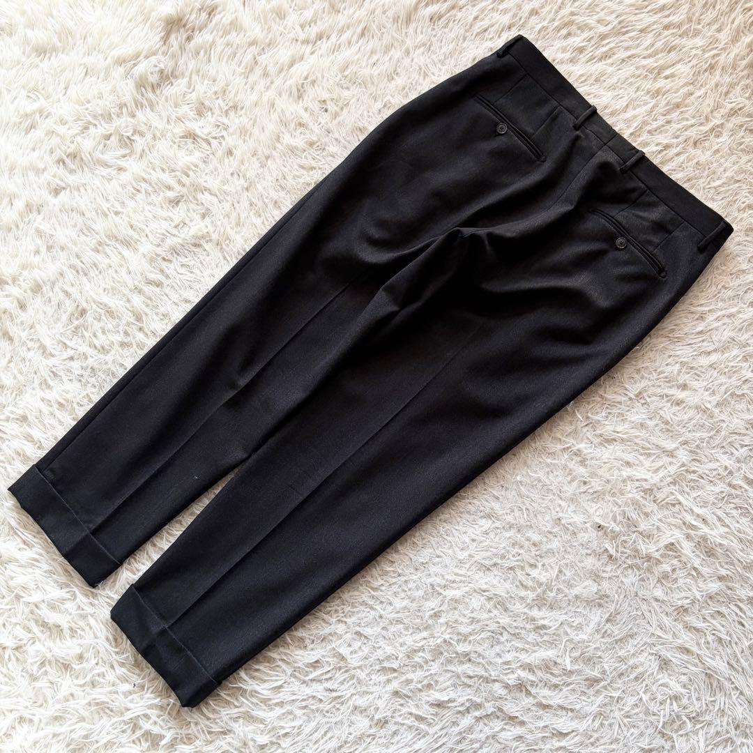 <24年モデル 極美品>TAGLIATORE ダークグレー ウール スーツ 50