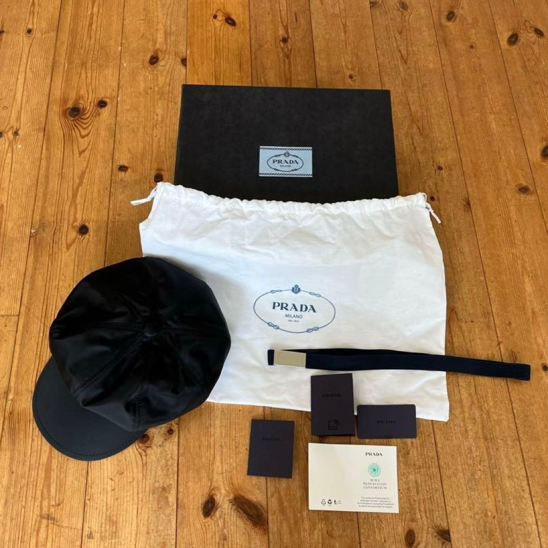 PRADA プラダ Re-Nylon ハット　キャスケット　ベレー帽　帽子