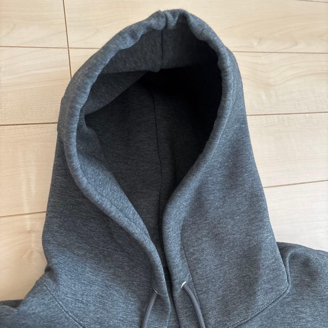 【Spick and Span】ストレッチジップフードパーカー グレー