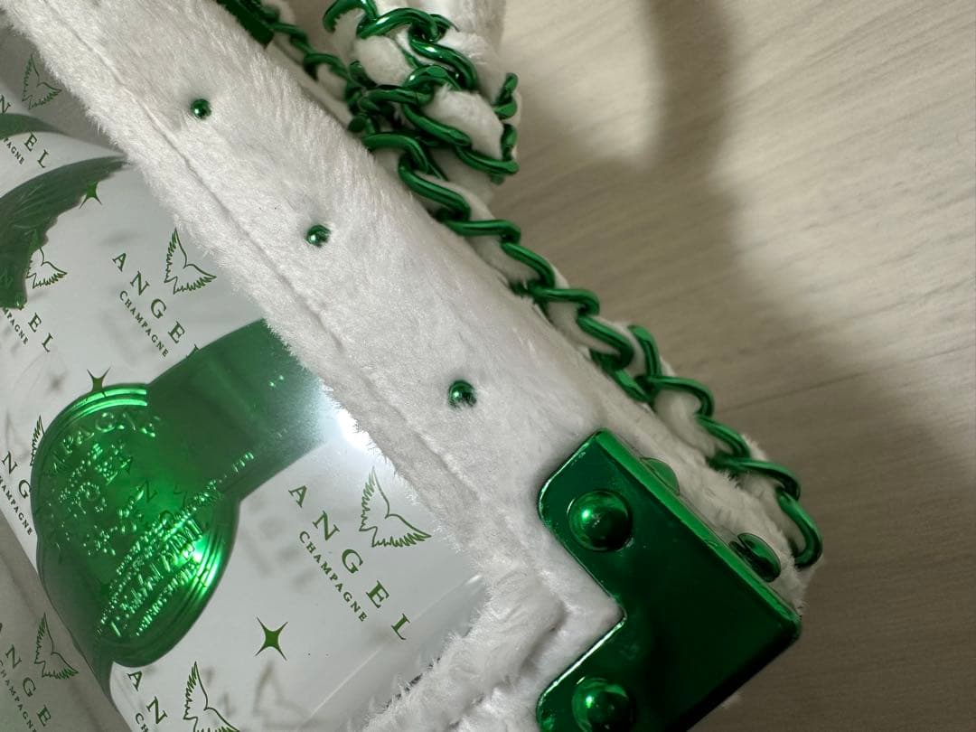 新品　正規品　エンジェル　ホリデー　グリーン ファー