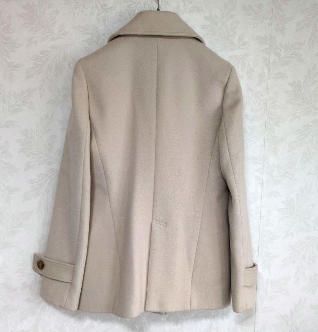 BRAHMIN ブラーミン ベージュアンゴラ羊毛 ピーコート 40